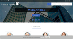Desktop Screenshot of bossarabogados.com
